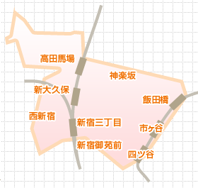 新宿エリアマップ
